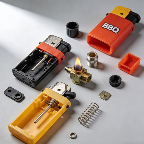 Pengacuan Alat Ganti Pemetik Api Plastik BBQ