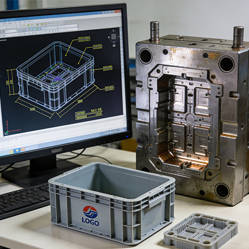 Pengacuan Suntikan Tersuai China Untuk Peti Plastik