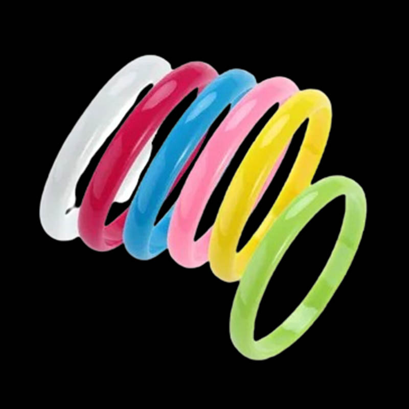 Acuan suntikan gelang plastik