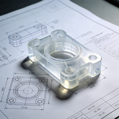 Bahagian Tersuai Pemesinan Cnc Plastik