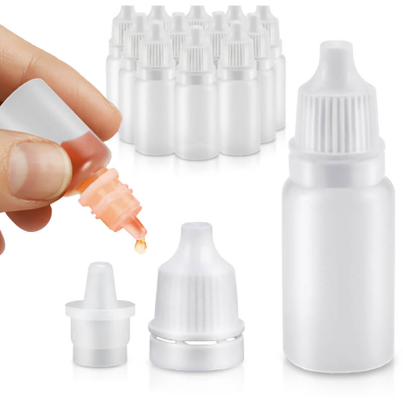 Botol Dropper Plastik untuk Pencetakan Produk Penjagaan Kesihatan