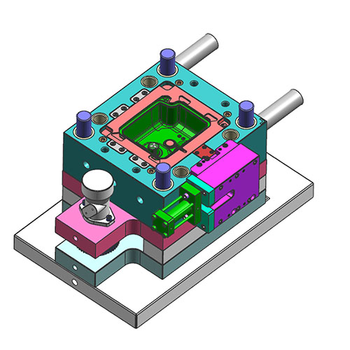 Reka bentuk pengacuan suntikan plastik
